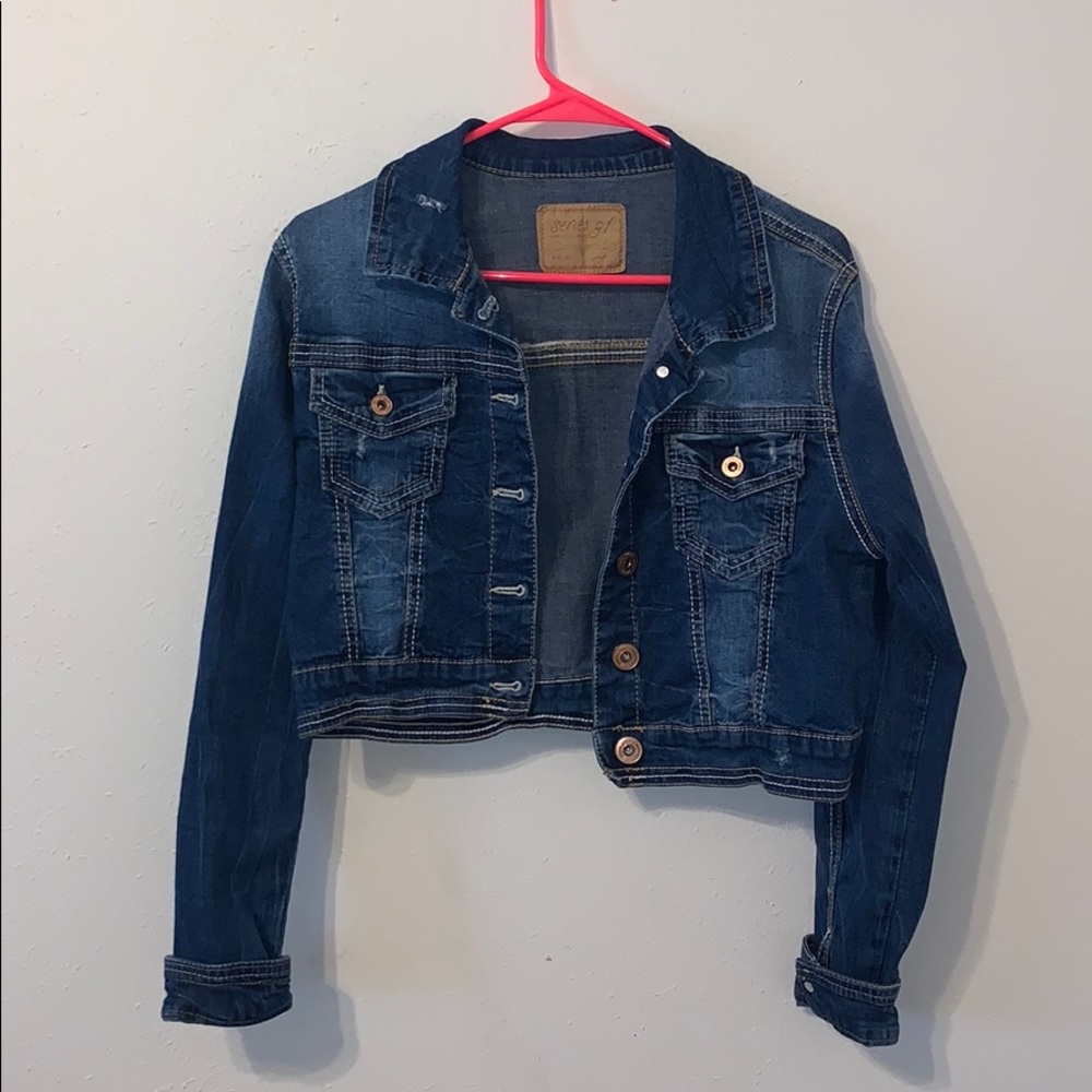 Cropped Jean Jacket